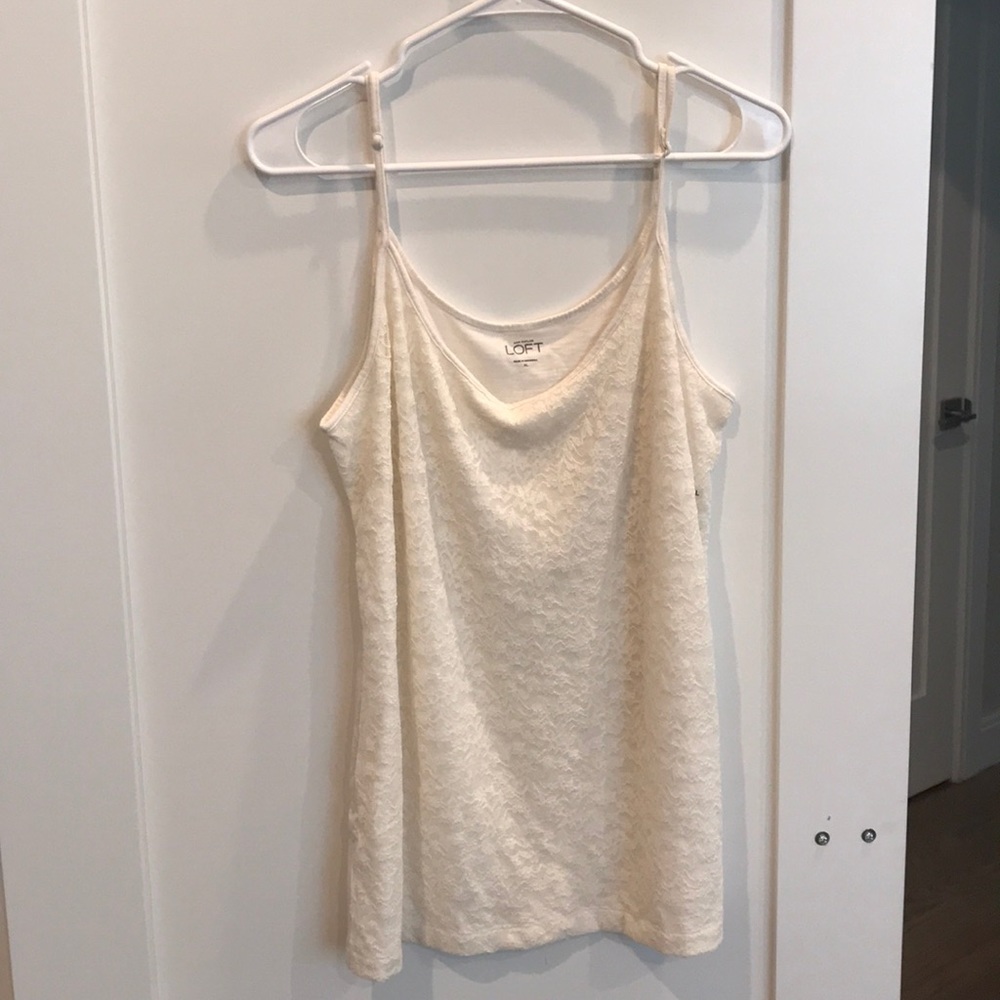 Off white lace camisole
